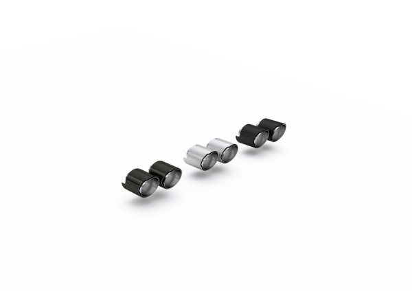 Einddemper BMW M4 Series Coupe exhaust Systems Black Anodized