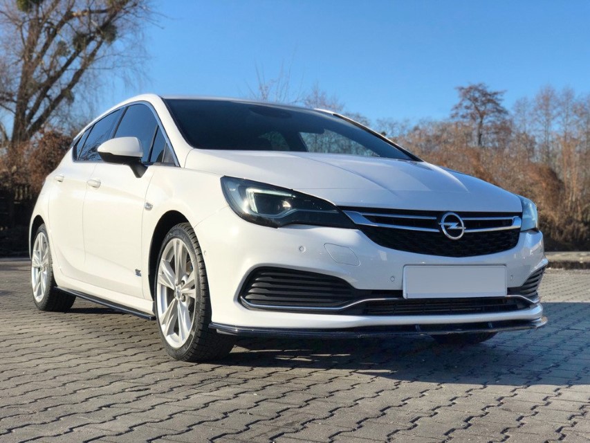 Zijskirts Opel Astra K Maxton Design glans zwart